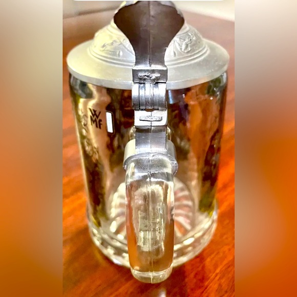 Vintage Alwe Germany The Four Seasons Lidded Beer Stein With Sticker Stunning - Picture 8 of 11